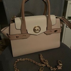 Pink & Off white Michael Kors Purse